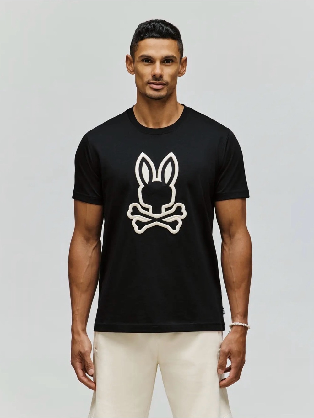 Psycho Bunny Graphic Tee Men’s XL NWT Black Pima Cotton